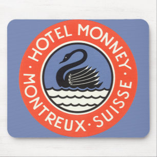 Mousepad Viagens Antigas, Hotel Swan Bird Monney Suíça