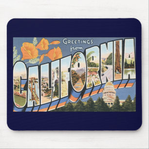 Mousepad Viagens Antigas, Saudações das Papoulas da Califór