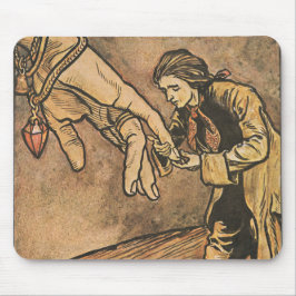 Mousepad Viagens de Gulliver Vintage por Arthur Rackham