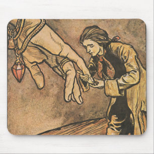 Mousepad Viagens de Gulliver Vintage por Arthur Rackham