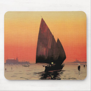 Mousepad Viagens vintage, Barcos no Palácio Excelsior Venez