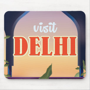 Mousepad Viagens vintage de Delhi.