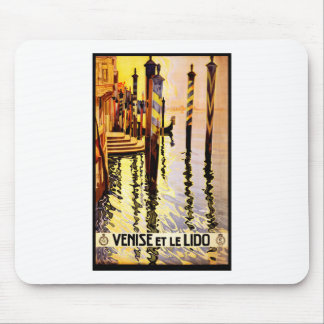 Mousepad viagens vintage de Veneza Lido