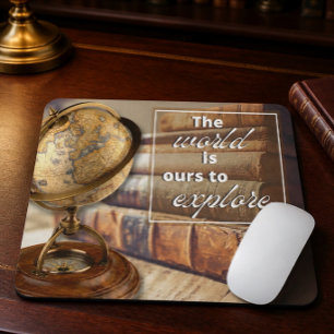Mousepad Viagens vintage do mouse Inspiron