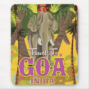 Mousepad Viagens vintage Goa India