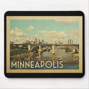 Mousepad Viagens vintage Minneapolis Minnesota