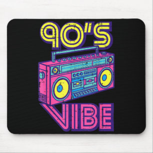 Mousepad Vibração dos Anos 90 Caixa de Som Radio Amante de