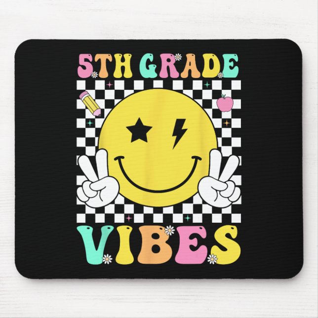 Mousepad Vibrações da 5ª Série Professor Crianças Equipe da (Frente)