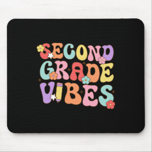 Mousepad Vibrações da Segunda Série De Volta às Aulas Retro