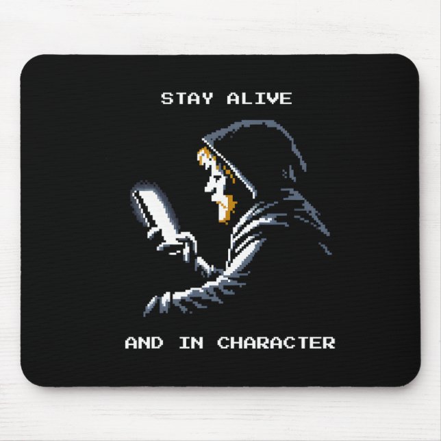 Mousepad Vibrações de Jogo de Retroplayer Pixel (Frente)