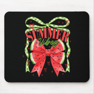 Mousepad Vibrações de Verão Coquette Arco Melancia Viagem P