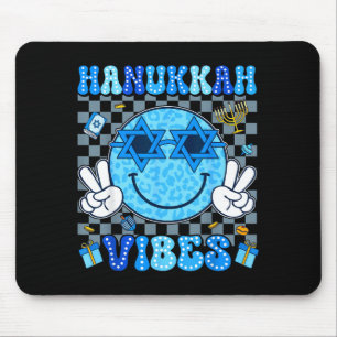 Mousepad Vibrações do Hanukkah Chanukah Pijama Feliz Hanukk
