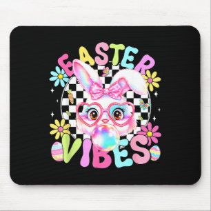 Mousepad Vibrações Felizes de Páscoa Coelho Coelho Goma de