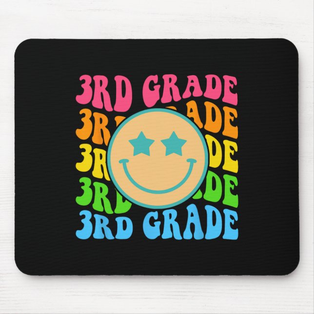 Mousepad Vibrações Groovy da Terceira Série Face Retro Prof (Frente)