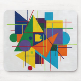 Mousepad Vibrant Geometric Symphony