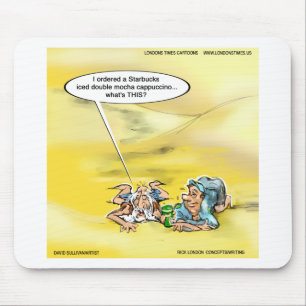 Mousepad Viciado em Café pelos Cartoons do The Times de Lon