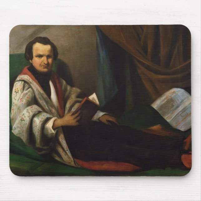 Mousepad Victor Hugo em seu divã, c.1830-40 (Frente)