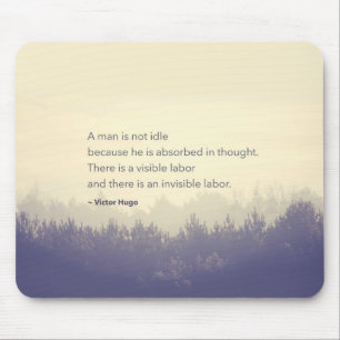 Mousepad Victor Hugo Free Thinker Cote Pine