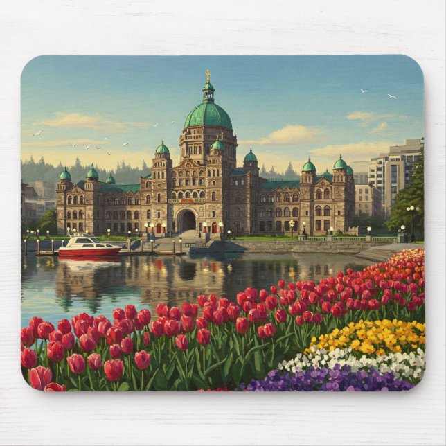 Mousepad Victoria British Columbia Canada Viagem (Frente)