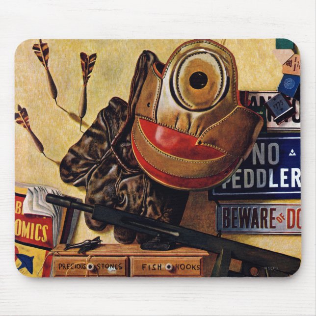 Mousepad Vida Contínua dos Brinquedos para Meninos (Frente)