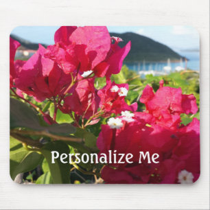 Mousepad Vida da Ilha Bougainvillea, rosa, Caribe