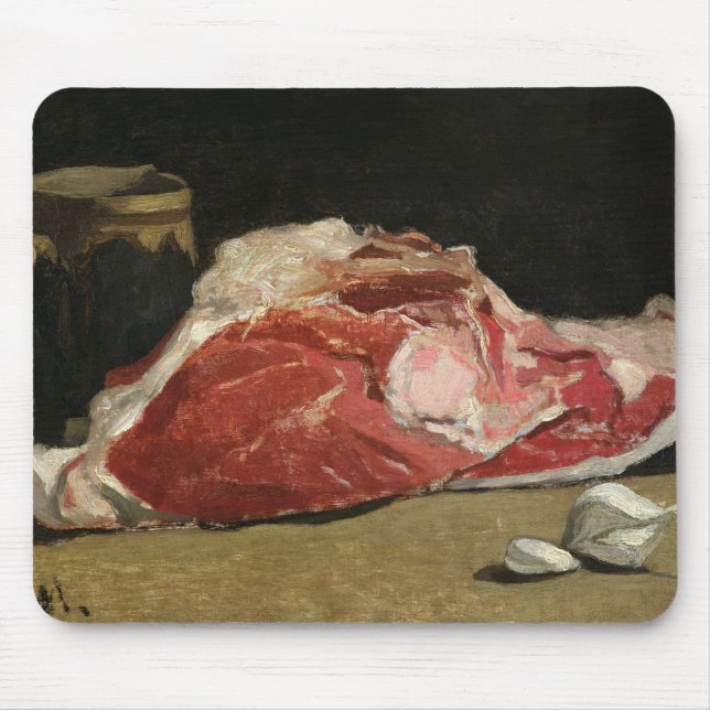 Mousepad Vida de Claude Monet | ainda, a junção da carne (Frente)