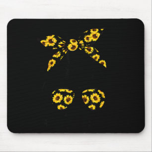Mousepad Vida de mãe elegante com mãe de coque desarrumado