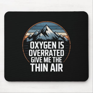 Mousepad Vida de Montanha de Aventura Picos de Escalada Vin