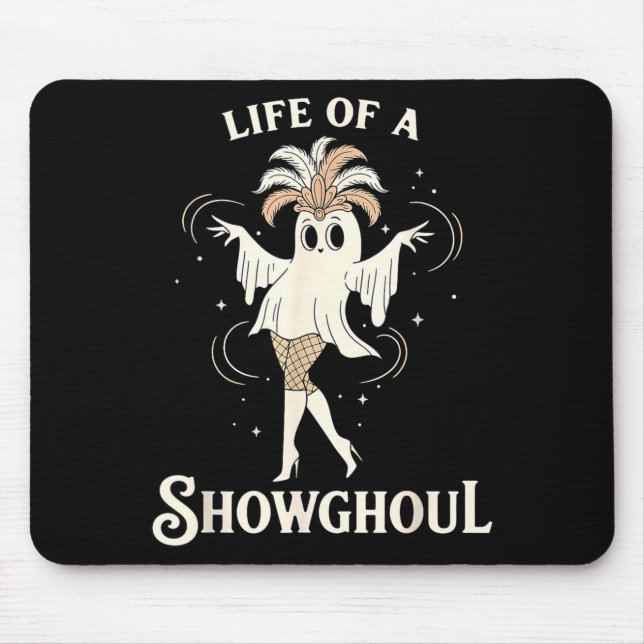 Mousepad Vida de uma showghoul garota de programa fantasma  (Frente)