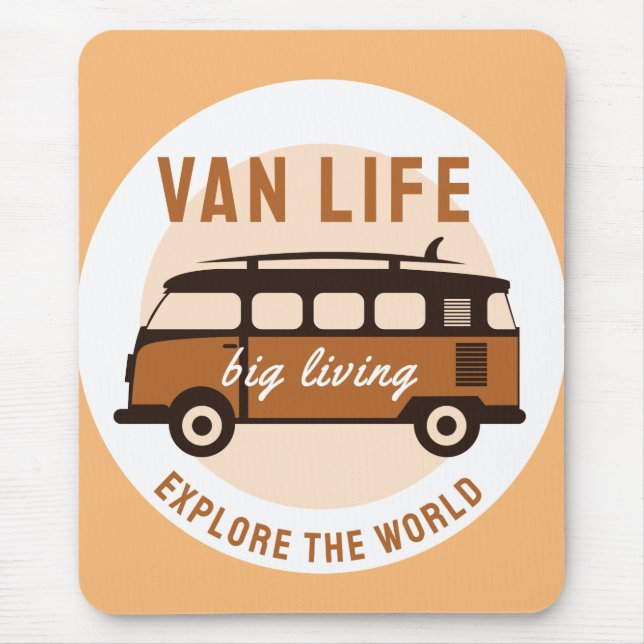 Mousepad vida de van, vida grande (Frente)