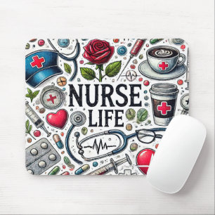 Mousepad Vida Engraçada de Enfermeira