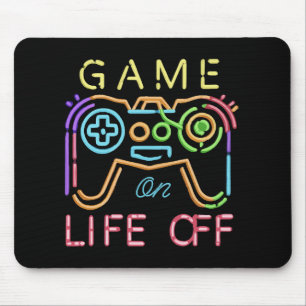 Mousepad Vida fora das faixas de Neon