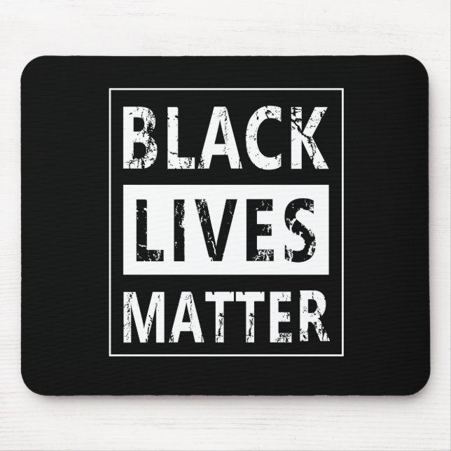 Mousepad Vida negra é matéria (Frente)