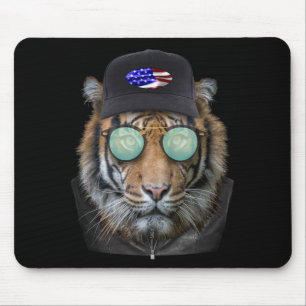 Mousepad Vida selvagem engraçada vestida Engraçado Bengal T