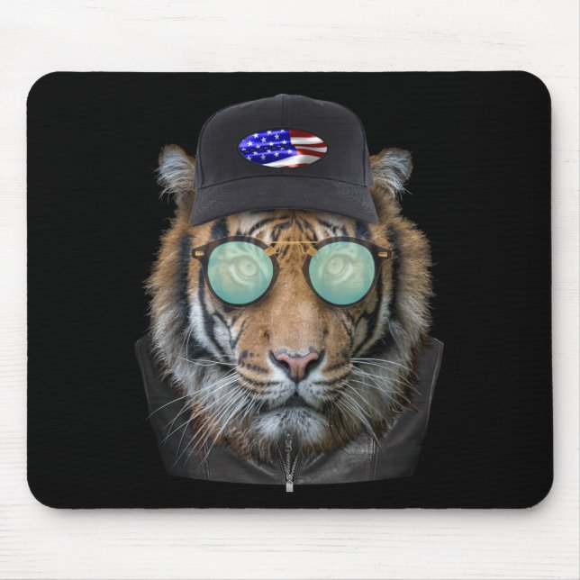 Mousepad Vida selvagem engraçada vestida Engraçado Bengal T (Frente)