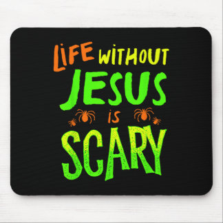 Mousepad Vida Sem Jesus É Assustadora Outono Hall Christian