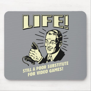 Mousepad Vida: Substituto Pobre Para Videos games