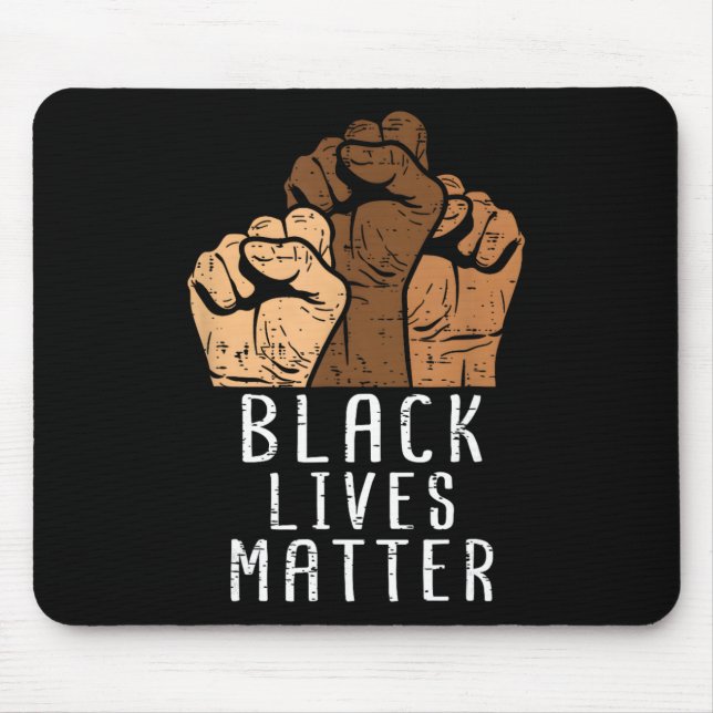 Mousepad Vidas Negras Importam Blm Direitos Humanos Históri (Frente)