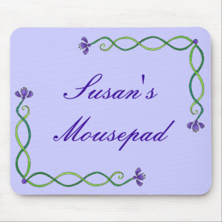 Mousepad Videira roxa da flor
