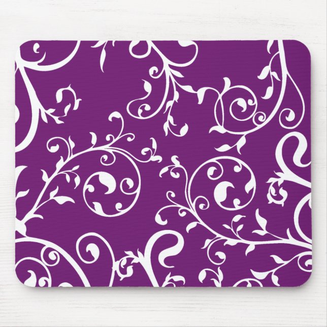 Mousepad Videiras de roda do KRW roxas (Frente)