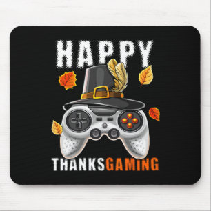 Mousepad Vídeo de Ação de Graças Controlador de Jogos Pilgr