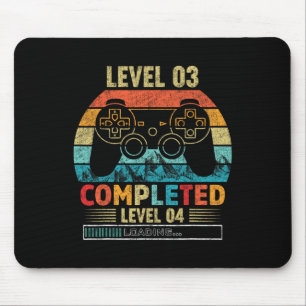 Mousepad Vídeo de aniversário de 3 anos de carregamento nív