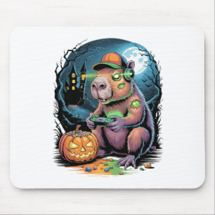 Mousepad Vídeo do Castelo Assombrado do Gamer Capivara Zumb