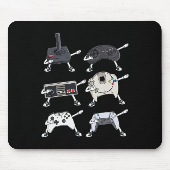 Mousepad Vídeo Gamer Controla Jovens Rapazes Jogo Crianças (Frente)