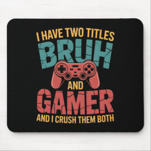 Mousepad Videos games Engraçados De Vintage Para Meninos, I