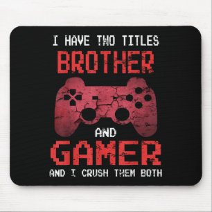Mousepad Videos games Engraçados De Vintage Para Meninos Ir