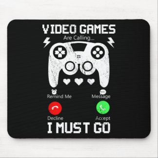 Mousepad Videos games Estão Ligando E Eu Tenho Que Ir Engra