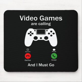 Mousepad Videos games Estão Ligando E Eu Tenho Que Ir Engra