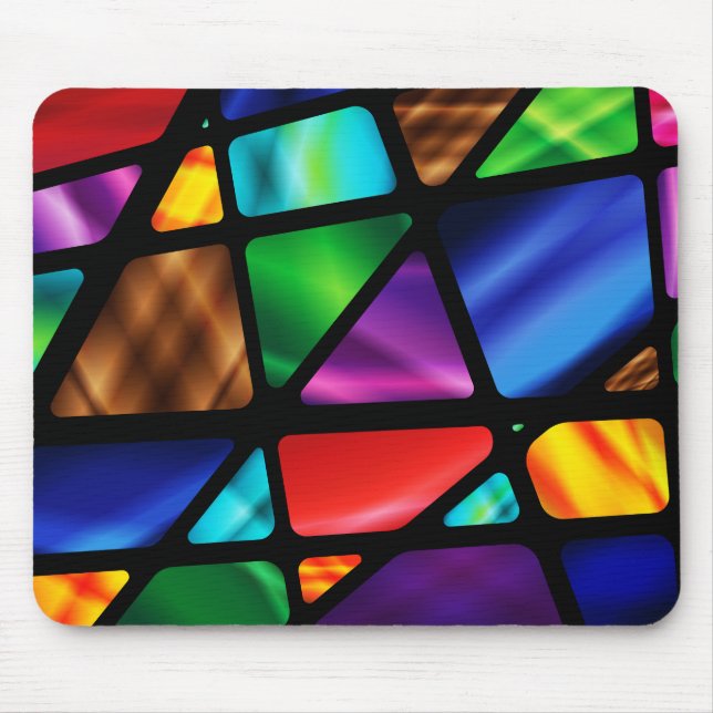 Mousepad Vidro abstrato (Frente)