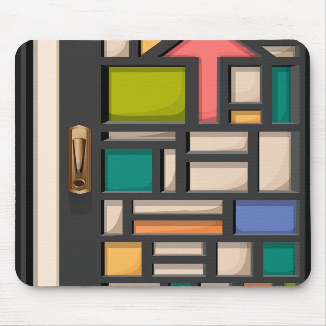 Mousepad vidro colorido (Frente)